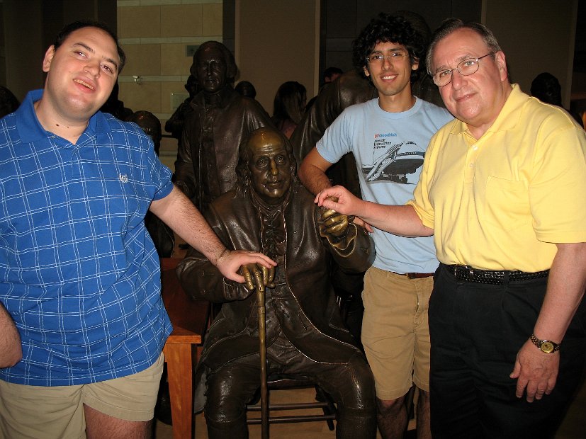 Boys Meet Benj Franklin